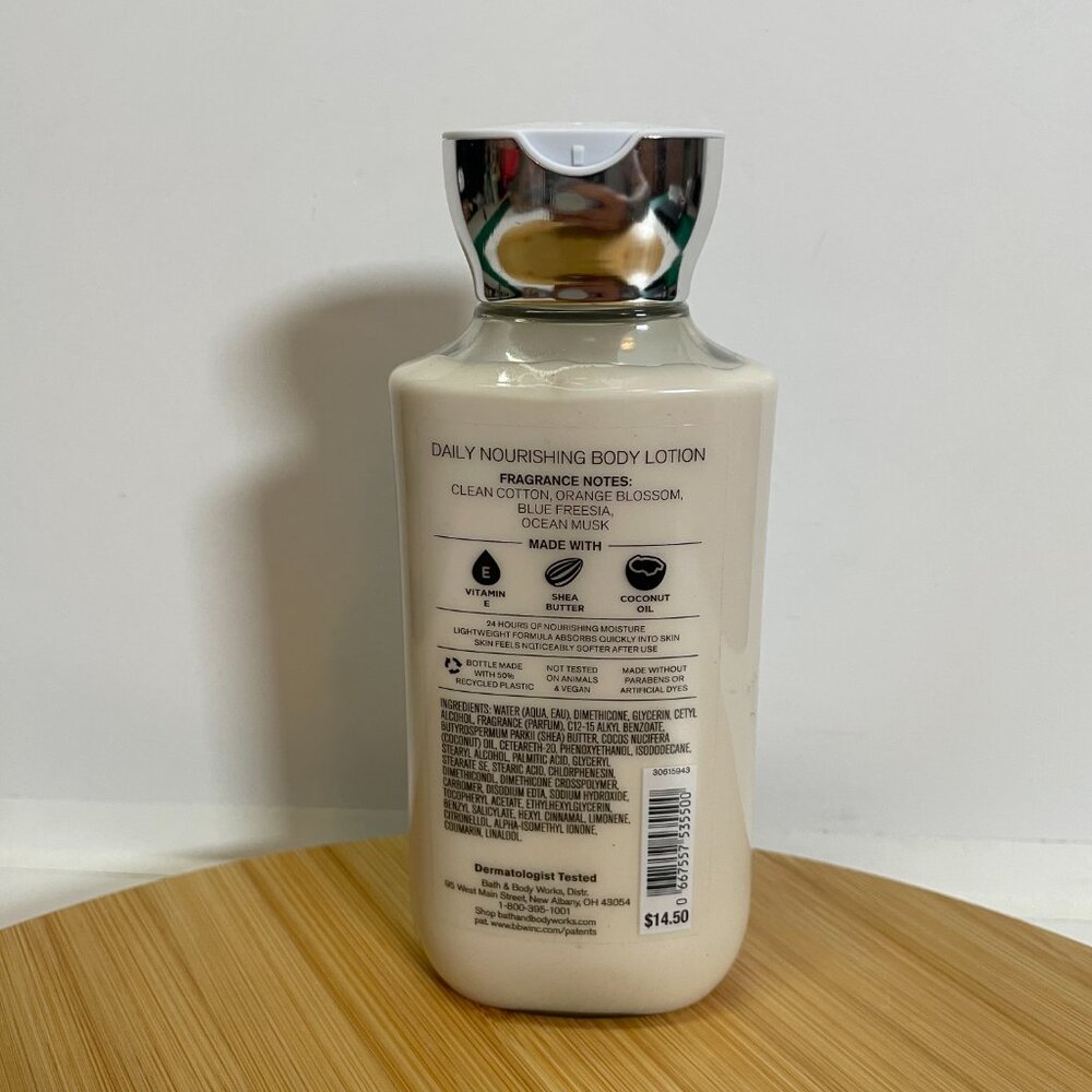 Bath & Body Works Sea Island Shore Body Lotion 8 Oz Shea Butter Coconut Oil - Picture 3 of 4